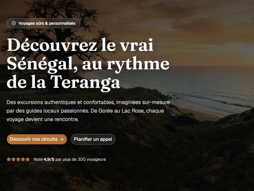 Teranga Voyages — capture 2