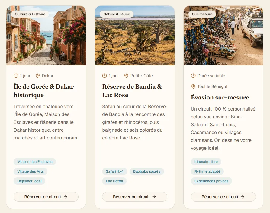 Teranga Voyages — capture 3